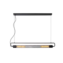 Pendul Lucide CALIXT stil modern metal negru forma cilindric E27 IP20 - 05433/02/30
