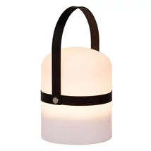 Veioza exterior Lucide LITTLE JOE stil modern plastic alb negru forma cilindric LED IP44 - 06802/01/30