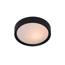 Plafoniera Lucide LEX stil modern plastic negru forma rotund E27 IP20 - 08109/01/30