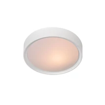 Plafoniera Lucide LEX stil modern plastic alb forma rotund E27 IP20 - 08109/01/31