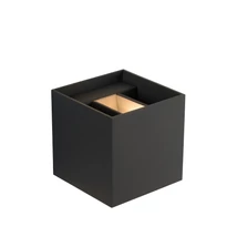 Aplica de perete Lucide XIO stil modern aluminiu gri forma unghiular G9-LED IP20 - 09217/04/36