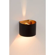 Aplica de perete Lucide XIO stil modern aluminiu negru forma rotund G9-LED IP20 - 09218/04/30
