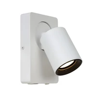Aplica spot Lucide NIGEL stil modern aluminiu alb forma cilindric GU10-LED IP20 - 09929/06/31