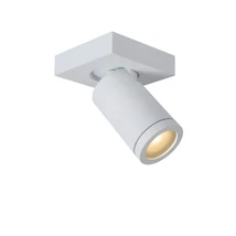 Plafoniera spot baie Lucide TAYLOR stil modern aluminiu alb forma cilindric GU10-LED IP44 - 09930/05/31
