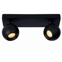 Plafoniera tip spot Lucide FAVORI stil modern metal negru forma dreptunghi GU10 IP20 - 09932/02/30