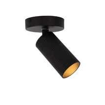 Spot Lucide Clubs, metal, negru, GU10 - 09939/01/30