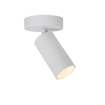 Spot Lucide Clubs, metal, alb, GU10 - 09939/01/31