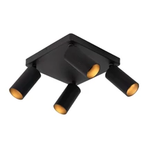 Spot Lucide Clubs, metal, negru, GU10 - 09939/14/30