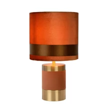 Veioza Lucide EXTRAVAGANZA FRIZZLE stil retro metal maro forma rotund E14 IP20 - 10500/81/43