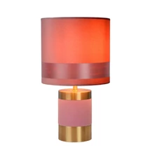 Veioza Lucide EXTRAVAGANZA FRIZZLE stil retro metal roz auriu mat-alama forma rotund E14 IP20 - 10500/81/66