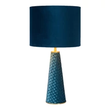 Veioza Lucide EXTRAVAGANZA VELVET stil retro metal turcoaz forma rotund E27 IP20 - 10501/81/37