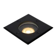 Incastrabil in sol Lucide BILTIN stil modern aluminiu negru forma unghiular GU10 IP67 - 11800/01/30