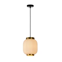 Pendul Lucide GOSSE stil retro portelan alb E27 IP20 - 13435/01/31