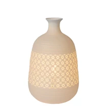 Veioza Lucide TIESSE stil retro portelan alb E14 IP20 - 13534/30/31