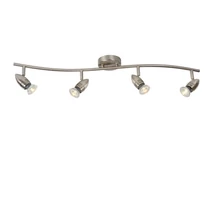 Plafoniera tip spot Lucide CARO-LED stil modern metal crom satinat GU10-LED IP20 - 13955/20/12