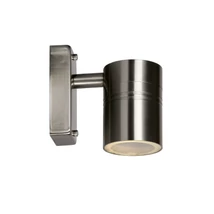 Aplica exterior Lucide ARNE-LED stil modern otel crom satinat forma rotund GU10-LED IP44 - 14867/05/12