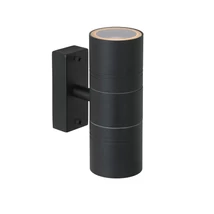 Aplica exterior Lucide ARNE-LED stil modern otel negru forma rotund GU10-LED IP44 - 14867/11/30