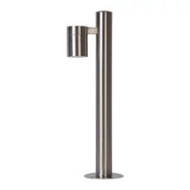 Stalp exterior Lucide ARNE-LED stil modern otel crom satinat forma rotund GU10-LED IP44 - 14867/49/12