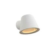 Aplica de perete Lucide DINGO-LED stil modern aluminiu alb forma rotund GU10-LED IP44 - 14881/05/31