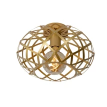 Plafoniera Lucide WOLFRAM stil modern metal auriu mat-alama forma glob E27 IP20 - 21117/30/02