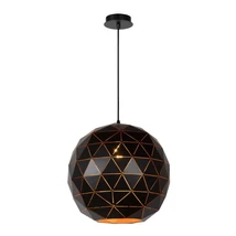 Pendul Lucide OTONA stil modern metal negru forma rotund E27 IP20 - 21409/40/30