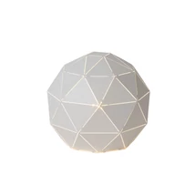 Veioza Lucide OTONA stil modern metal alb forma rotund E27 IP20 - 21509/25/31