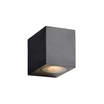 Aplica exterior Lucide ZORA-LED stil modern aluminiu negru forma dreptunghi GU10-LED IP44 - 22860/05/30