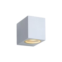 Aplica exterior Lucide ZORA-LED stil modern aluminiu alb forma dreptunghi GU10-LED IP44 - 22860/05/31
