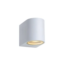Aplica exterior Lucide ZORA-LED stil modern aluminiu alb forma semicircular GU10-LED IP44 - 22861/05/31