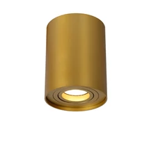 Plafoniera tip spot Lucide TUBE stil modern aluminiu auriu mat-alama forma cilindric GU10 IP20 - 22952/01/02