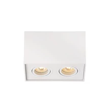 Plafoniera tip spot Lucide TUBE stil modern aluminiu alb forma dreptunghi GU10 IP20 - 22953/02/31