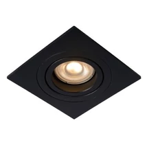 Spot incastrabil Lucide TUBE stil modern aluminiu negru forma unghiular GU10 IP20 - 22955/01/30