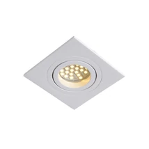 Spot incastrabil Lucide TUBE stil modern aluminiu alb forma unghiular GU10 IP20 - 22955/01/31