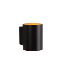 Aplica de perete Lucide XERA stil modern aluminiu negru auriu mat-alama forma rotund G9 IP20 - 23252/01/30