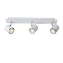 Plafoniera tip spot Lucide RILOU stil modern metal alb crom forma dreptunghi GU10-LED IP20 - 26994/15/31