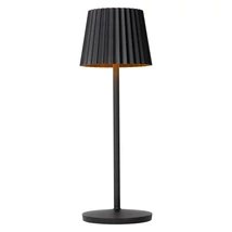 Veioza exterioara Lucide JUSTINE, metal, negru, LED 2W, 2700K - 27889/02/30