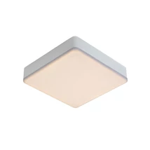 Plafoniera baie Lucide CERES-LED stil modern aluminiu alb forma unghiular LED IP44 - 28113/30/31