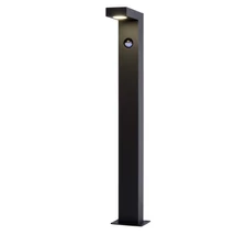 Stalp exterior cu senzor de miscare Lucide TEXAS-IR stil modern aluminiu antracit forma dreptunghi LED IP54 - 28851/61/30