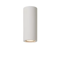 Plafoniera tip spot Lucide GIPSY stil modern ghips alb forma cilindric GU10 IP20 - 35100/17/31