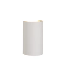 Aplica de perete Lucide GIPSY stil modern ghips alb forma semicircular G9 IP20 - 35200/18/31