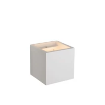 Aplica de perete Lucide GIPSY stil modern ghips alb forma unghiular G9 IP20 - 35208/01/31