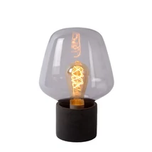 Veioza Lucide BECKY stil modern sticla gri fumuriu gri E27 IP20 - 45569/01/65