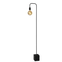 Lampadar Lucide LORIN stil retro otel negru forma unghiular E27 IP20 - 45765/01/30
