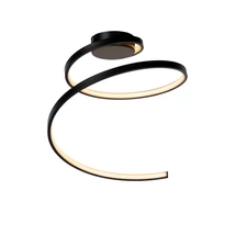 Plafoniera Lucide MAXENCE stil modern plastic negru LED IP20 - 46199/25/30