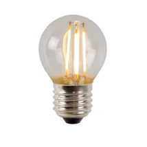 Bec filament dimabil Lucide E27-LED stil Vintage sticla transparent forma glob E27-LED IP20 - 49021/04/60