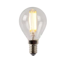 Bec filament dimabil Lucide E14-LED stil Vintage sticla transparent forma glob E14-LED IP20 - 49022/04/60
