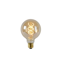 Bec filament dimabil Lucide E27-LED 5W 380lm 2200K 360° Cri80 sticla chihlimbar - 49032/05/62