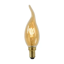 Bec filament dimabil Lucide E14-LED 3W 165lm 2200K 360° Cri80 sticla chihlimbar - 49036/03/62