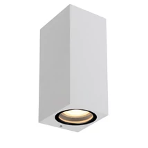 Aplica exterior Lucide ZARO stil modern aluminiu alb forma dreptunghi GU10 IP44 - 69800/02/31