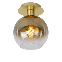 Plafoniera Lucide MARIUS stil retro sticla auriu mat-alama forma glob E27 IP20 - 74114/01/02